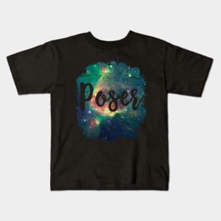 Poser Funny 80's Design Kids T-Shirt